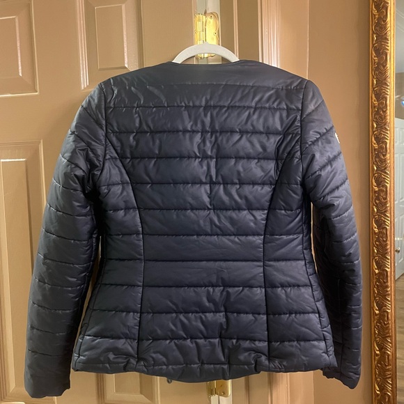 Women's Masersti Navy Puffer Jacket - Picture 2 of 5
